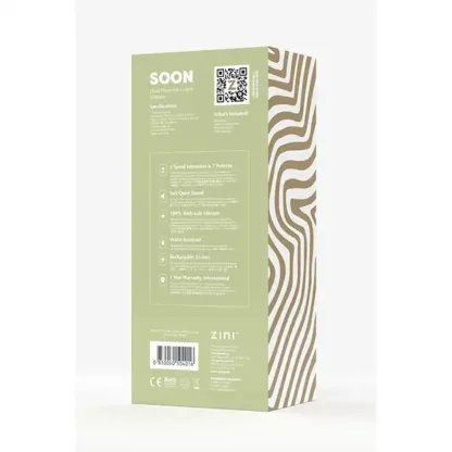 Zini Soon G-spot Vibrator Back of Packaging