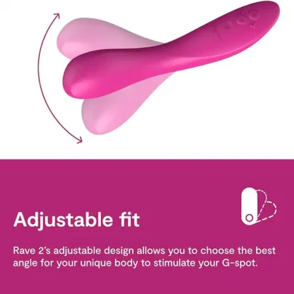 We-Vibe Rave 2 G-Spot Vibrator Bendable Design