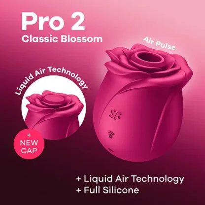 Satisfyer Pro 2 Classic Blossom Clitoral Stimulator Features