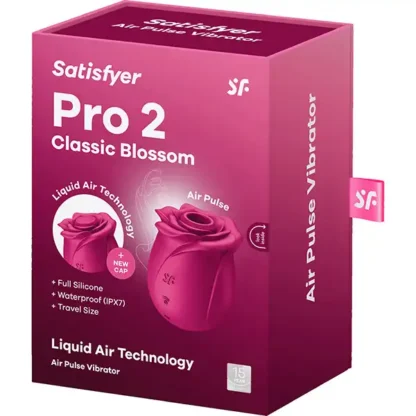 Satisfyer Pro 2 Classic Blossom Clitoral Stimulator Packaging