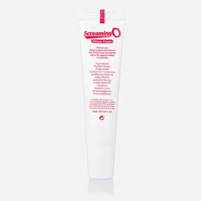 Screaming O Climax Cream Back of Tube
