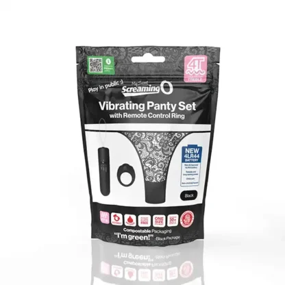 Screaming O My Secret 4T Tickle and Tease Remote Control Panty Vibrator Packaging Front