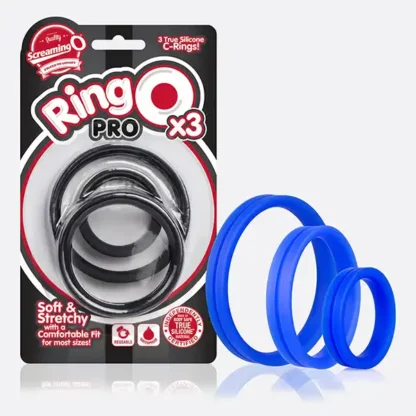 Screaming O Ring O Pro x3 Penis Ring Set Packaging