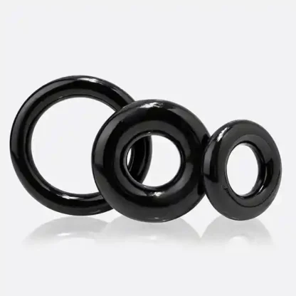 Screaming O Ring O x3 Cock Ring Set Front View