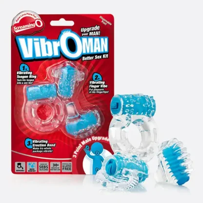 Screaming O VibrOMan Vibrators Better Sex Kit Packaging