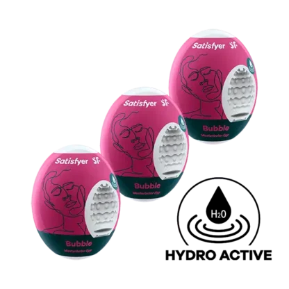 Satisfyer 3-piece Egg Set Masturbator - Bubble