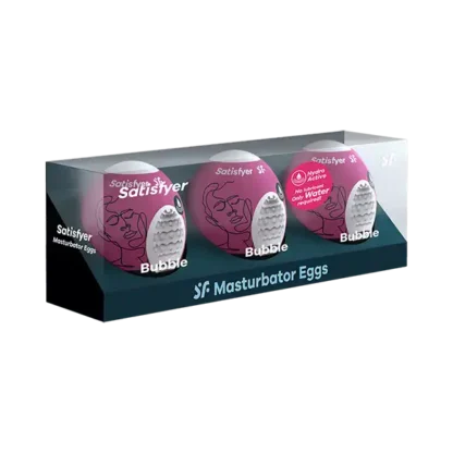 Satisfyer 3-piece Egg Set Masturbator - Bubble Packaging