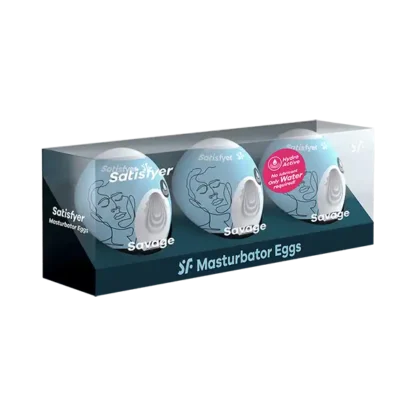 Satisfyer 3-piece Egg Set Masturbator - Savage Packaging