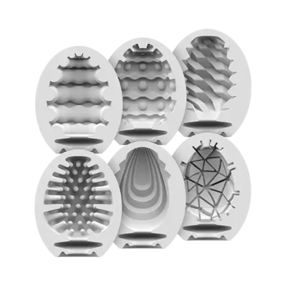 Satisfyer 6-piece Egg Set Masturbator Internal Textures