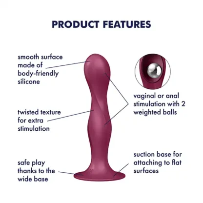Satisfyer Double Ball-R Dildo Features