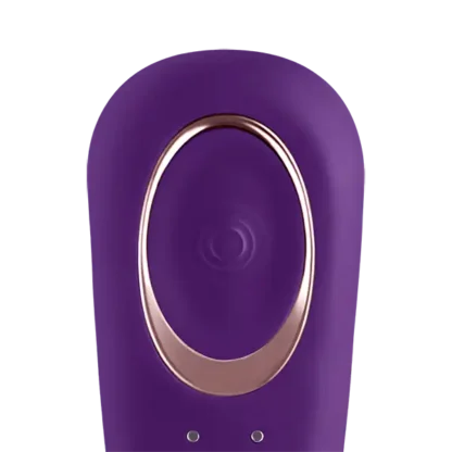 Satisfyer Double Classic Vibrator Power Button Close Up