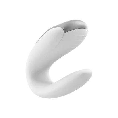 Satisfyer Double Fun Connect App Vibrator Angled View