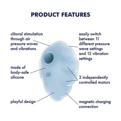 Satisfyer Cloud Dancer Features