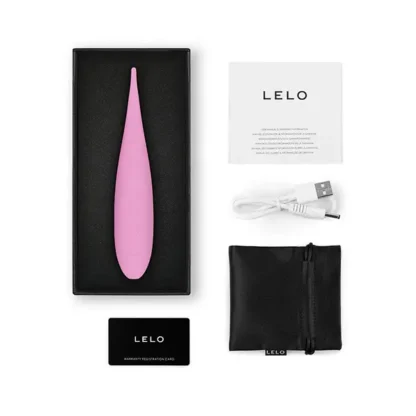 Lelo Dot Travel Clitoral Vibrator Packaging Contents