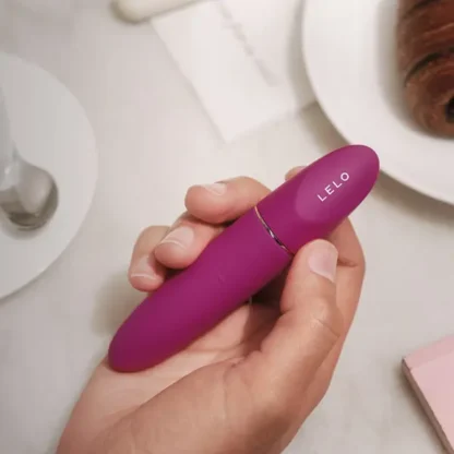Lelo Mia 3 Bullet Vibrator Held In Hand