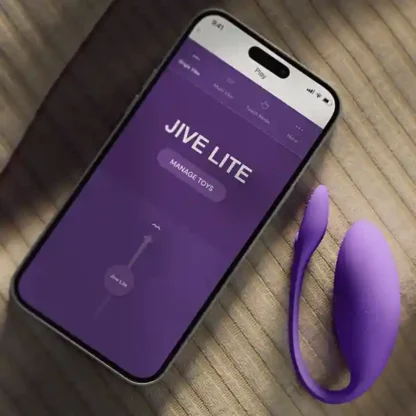 We-Vibe Jive Lite Remote Controlled G-spot Vibrator Near Cellphone
