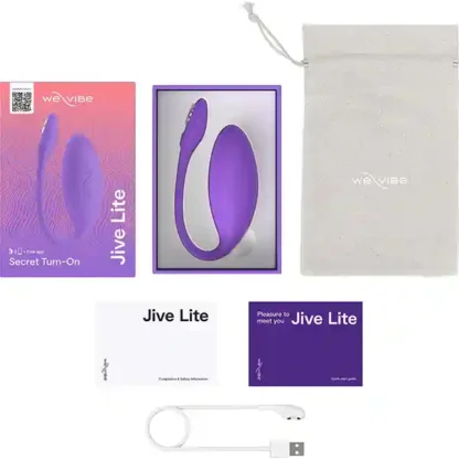 We-Vibe Jive Lite Remote Controlled G-spot Vibrator Package Contents