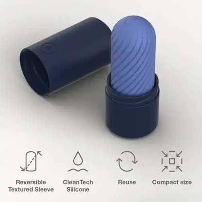 We-Vibe Arcwave Ghost Stroker In Storage Case