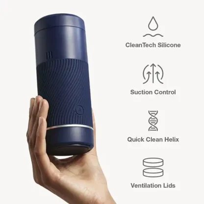 We-Vibe Arcwave Pow Stroker Held In Hand