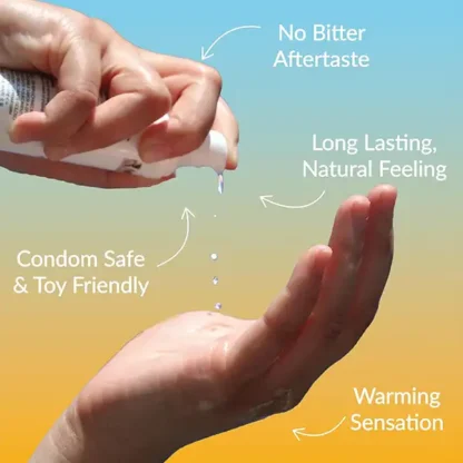 Exsens Let's Travel Warming Intimate Massage Oil Kit Features