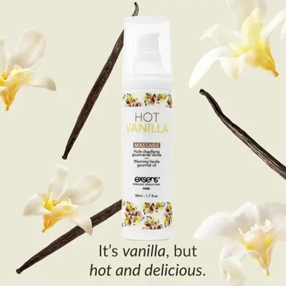 Exsens Let's Travel Warming Intimate Massage Oil Kit Hot Vanilla