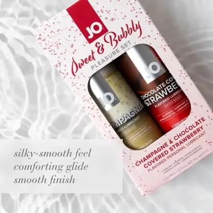 JO Sweet and Bubbly Gift Set Features