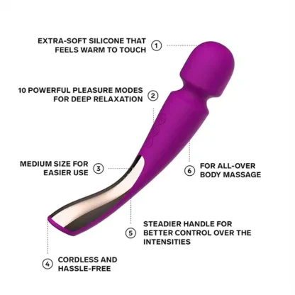 Lelo Smart Wand 2 Medium Features
