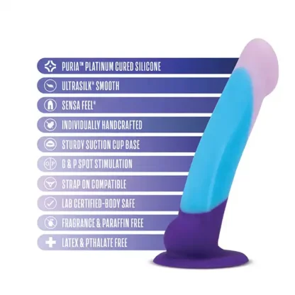 Blush Avant Purple Haze D16 Dildo Features