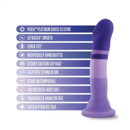 Blush Avant Purple Rain D2 Dildo Features List