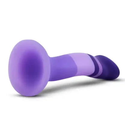 Blush Avant Purple Rain D2 Dildo Suction Cup Close Up