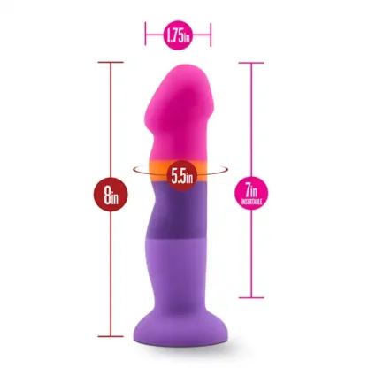 Blush Avant Summer Fling D3 Dildo Size Details