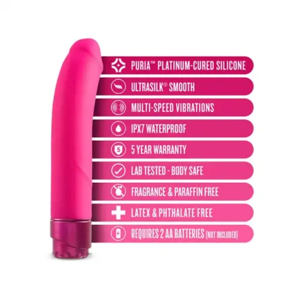 Blush Luxe Beau G-Spot Vibrator Features