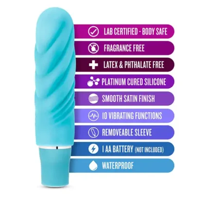 Blush Luxe Nimbus Mini Vibrator Features