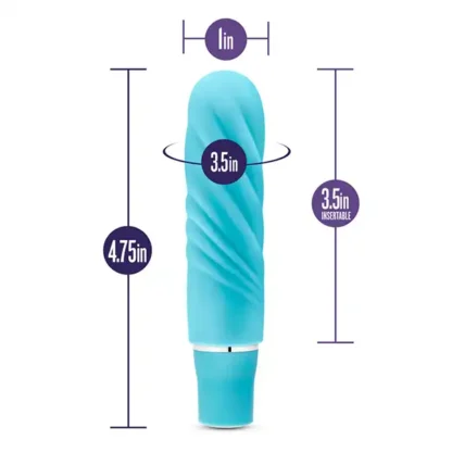 Blush Luxe Nimbus Mini Vibrator Size Information