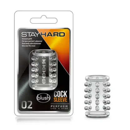 Blush Stay Hard 02 Studded Penis Sleeve Packaging