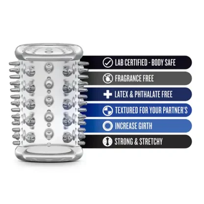Blush Stay Hard 03 Spiked Penis Sleeve Features