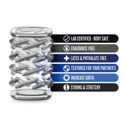 Blush Stay Hard Cock Sleeve Kit Features