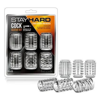 Blush Stay Hard Cock Sleeve Kit Packaging