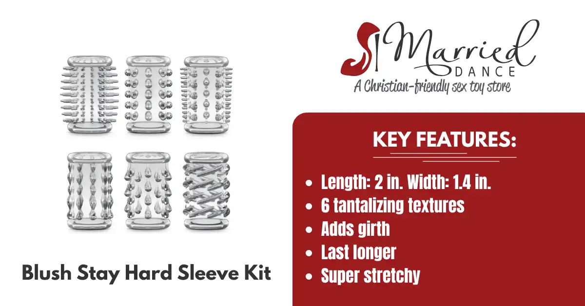 Blush Novelties Stay Hard Set Penis Sleeves | Christian Sex Toy Store