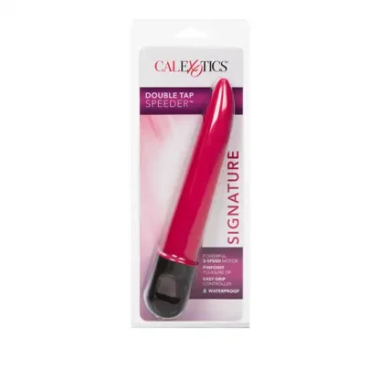 CalExotics Double Tap Speeder Vibrator Packaging Front