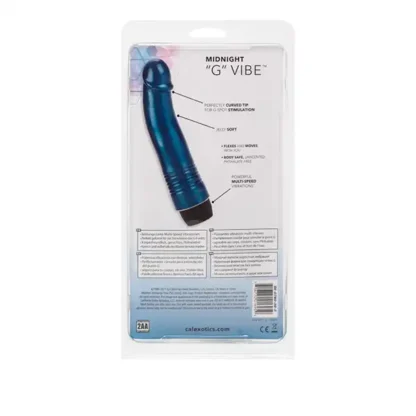 CalExotics Midnight G Vibe G-Spot Vibrator Packaging Back