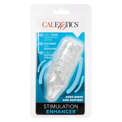 CalExotics Studded and Swirly Stimulation Enhancer Girth Enhancer Packaging Front