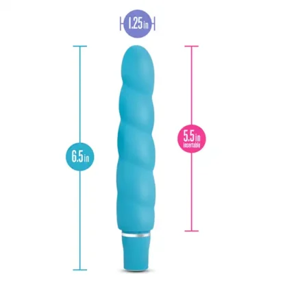 Blush Anastasia Vibrator Size Details