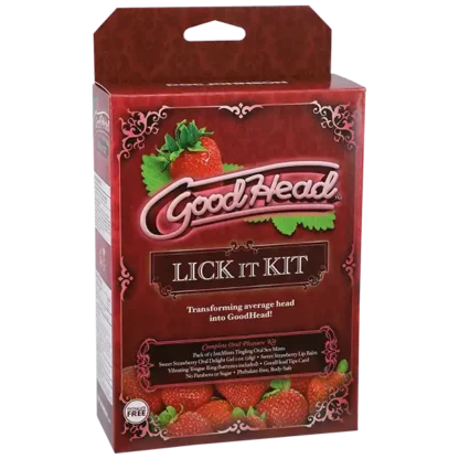 Doc Johnson GoodHead Lick It Kit Packaging