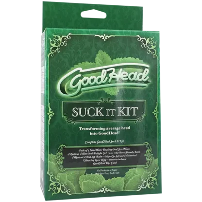 Doc Johnson GoodHead Suck It Kit Packaging