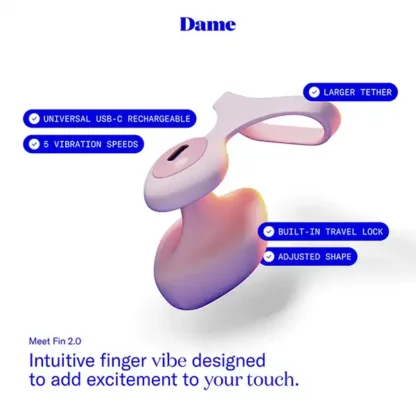 Dame Fin Ergonomic Finger Vibrator - Image 10