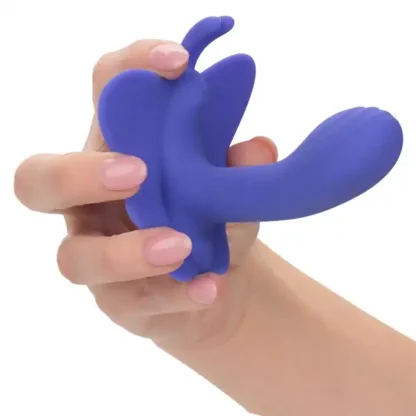 CalExotics Connect Venus Butterfly App-Controlled Wearable Vibrator Held In Hand
