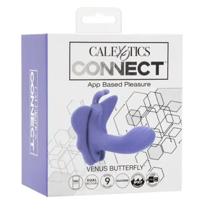 CalExotics Connect Venus Butterfly App-Controlled Wearable Vibrator Packaging Front