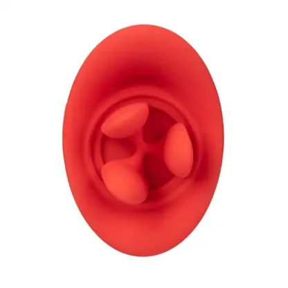 CalExotics French Kiss Suck & Play Interchangeable Set Vibrating Front View