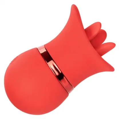CalExotics French Kiss Suck & Play Interchangeable Set Vibrating Side View